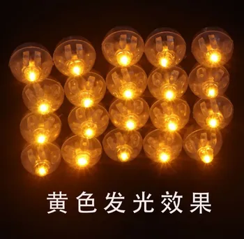 10 Gab. Apaļa Lode Akrobāts LED Gaismas Balonu Mini Flash Gaismas Lampas, Ziemassvētku Laterna Kāzu Dekorēšana
