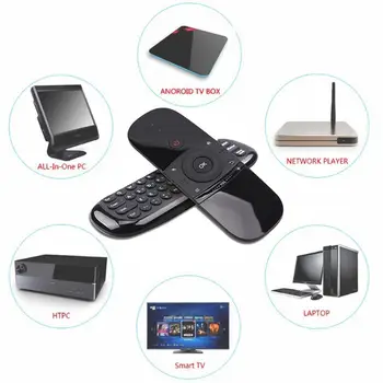 Wechip H6 Bezvadu Tastatūra Viegli izmantot Balss Kontroli, ABS 2.4 G Infrasarkano staru Tālvadības Mācīšanās Gaisa Peli, lai Smart TV Box PC