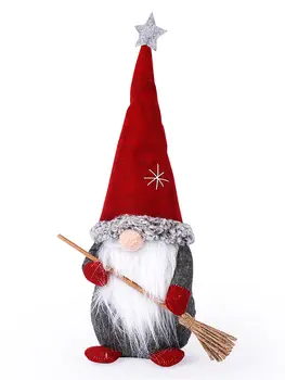 Ziemassvētku Rūķis Rotājumi Roku Darbs Brīvdienās Gnome Plīša 14'Stuffed Zviedrijas Tomte Slaucīšana Gnome Lelle Festivāla Halloween Dec