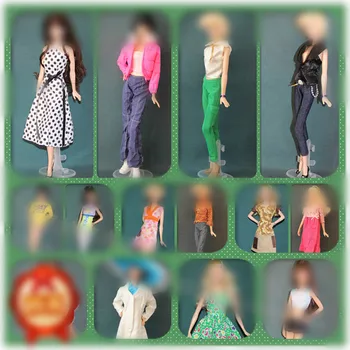 30cm Lelle Kleita Modes Apģērbu roku darbs apģērbs Par Barbie Lelle Piederumi Bērnu Rotaļlietas Labāko Meitene' Dāvanu