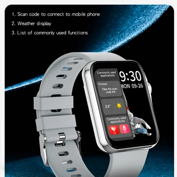 1.6 Collu Sieviešu Smart Skatīties Ūdensizturīgs Bluetooth Zvanot Mūzikas Atskaņotājs Sports Fitness Sievietēm Smartwatch Samsung Huawei Honor