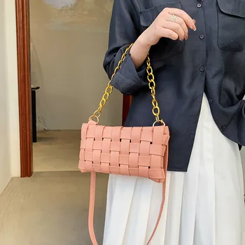 Luksusa zīmolu Dizainera Ķēdes Somas, Maki Kokvilnas Sieviešu Crossbody Pleca soma ir 2021. Jaunu PU Ādas Dāmas Messenger Bag