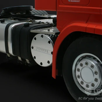 LESU Metāla Tvertnes Izplūdes Rūtiņu 1/14 Tamiya DIY Scania R620 R470 RC Traktora Kravas automašīnu Modeli Auto piekabes un puspiekabes