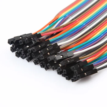 1GB/daudz YT2040B Dupont līnijas 40P elastīgu plakano kabeli varavīksnes kabeļu 2.54 mm piķis vadu josta sieviešu un vīriešu Garums 20CM