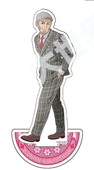 Anime Zelta Kamuy Karikatūra Akrila Statīvs Attēls Displeja Modelis Plāksnes Cosplay Darbvirsmas Rotā Kochobe Asuko Sugimoto Saichi
