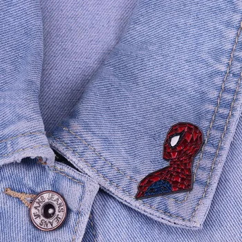 Radošs Brīnums Žetons Avengers Zirnekļcilvēka Metāla Broša Pāris Brīvdienu Dāvanu Apģērbs, Cepure, Moderns Piederumi Pin