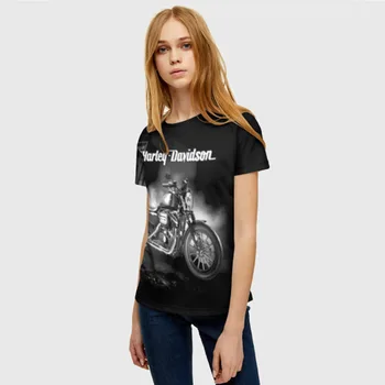 Sieviešu T-krekls 3D Harley-Davidson