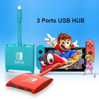 Slēdzis Doks TV Doks Nintendo Ieslēdziet Portatīvo dokstacija, USB C 4K HDMI saderīgu USB 3.0 PD MacBook Pro datorā Gaisa iPad