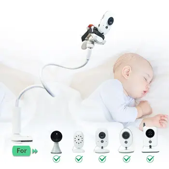 Daudzfunkciju Universālais Kameras Turētājs Stāvēt Baby Monitor Mount, Gulta, Šūpulis Regulējams Ilgi Roku Leņķis