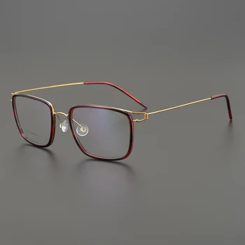 Dānijas Zīmola Titāna Brilles Karkasa Bez Skrūvēm, Sieviešu Lasījumā Briļļu Rāmji Vīriešiem Laukumā Tuvredzība Recepšu Brilles Oculos