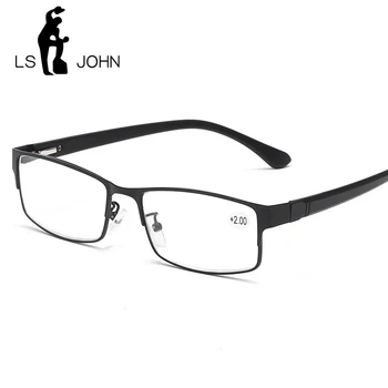 LS JĀŅA Pilna Kadra režīmā, Lasīšanas Brilles TR90 Presbyopic Briļļu Vīrieši Sievietes Tālu redzes Brilles Ultravieglajiem Melns ar stiprumu +1.0 līdz+4.0