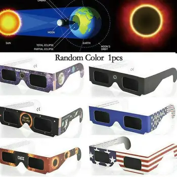 5gab Saules Aptumsums Brilles Eclipse Skatīšanās Brilles Ozoli Polimēra Melna