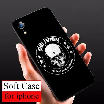 Lavaza K121 Sātana Biedējošu Galvaskausa Mīksta Silikona Case for iPhone 12 Mini 11 Pro XS Max XR X 8 7 6 6S Plus 5 5S SE 2020