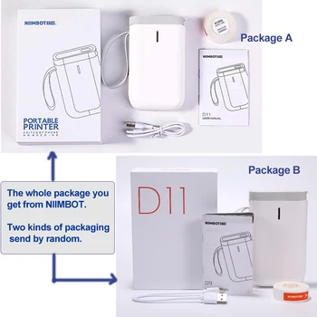 Niimbot D11 D110 Bezvadu Bluetooth Siltuma etiķešu Printeri Portatīvie Etiķetes Maker Android iPhone, Mājas Birojam Uzlīmju Printeri #R40