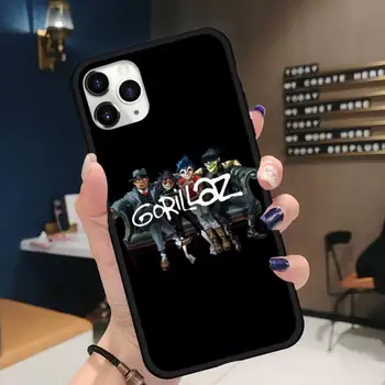 Gorillaz band jaunais Tālrunis Lietā par iPhone 11 12 pro XS MAX 8 7 6 6S Plus X 5S SE 2020. GADAM XR