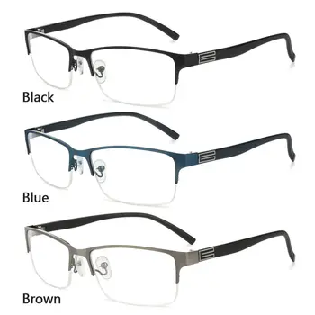 Vintage Acu Aizsardzība Ādas Redzes Portatīvo Tuvredzība Brilles Biznesa Brilles Ultra Viegls Rāmis Lasīšanas Brilles