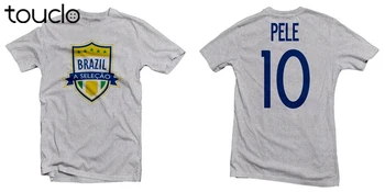 T Krekls Atlaides Homme Jaunums T-krekls Vīriešiem Brazīlijas izlase Legend Ādas Futbolists Vīriešu t-veida, dubultā izmēra