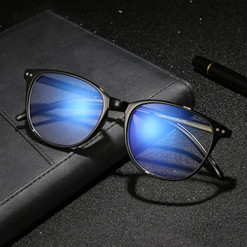 Jauno Modes Neto Sarkano 100 Grādiem -600 Grādiem Zilā Filmas Tuvredzība Brilles Rāmis Unisex Klasiskās Brilles Brilles Trīs Krāsas
