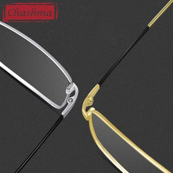Tīra Titāna Recepšu Brilles Laukumā Brilles Briļļu Rāmji Vīriešiem, Optisko Briļļu Modes Glāzes Gafas Hombre